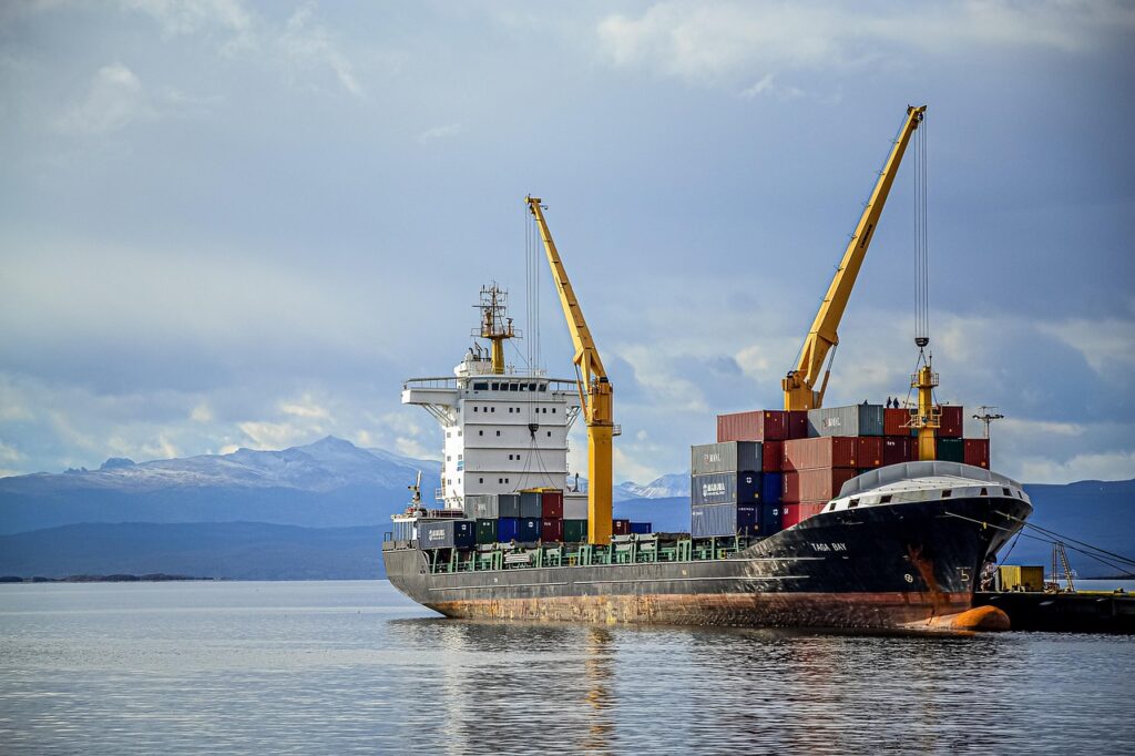 Nederlandse ondernemer die goederen klaarzet voor export naar Duitsland